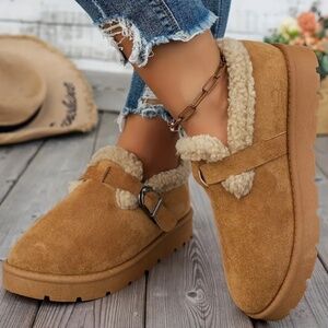 NWOT Fleece Lined Winter Shoes